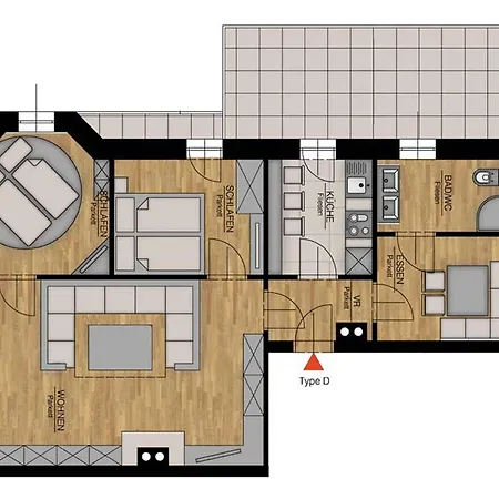 Designer-chalets Apartament